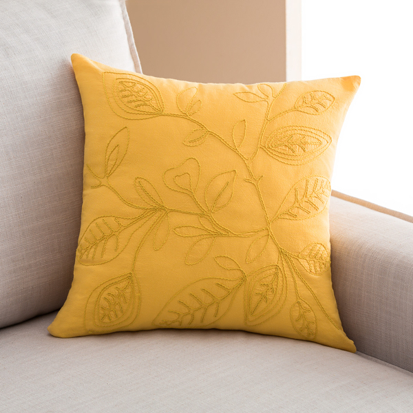 Μαξιλαροθήκη 43x43cm GOFIS HOME   Sun Yellow 381