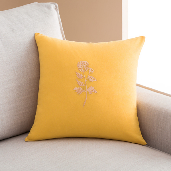 Μαξιλαροθήκη 43x43cm GOFIS HOME   Sun Yellow 484