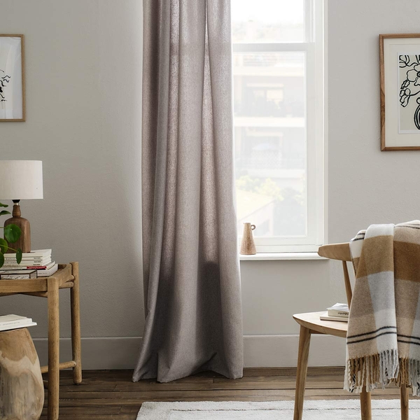 Κουρτίνα με τρουκς 140x280cm GOFIS HOME  Isolde Elephant Grey 460/15