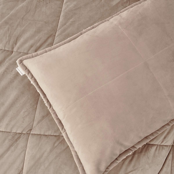 Μαξιλαροθήκη 50x70cm GOFIS HOME  Teddy Pearl Salmon 407/17