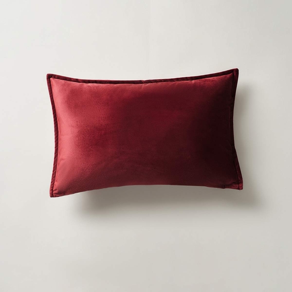 Μαξιλαροθήκη 30x50cm GOFIS HOME  Winter Red Velvet 710/02