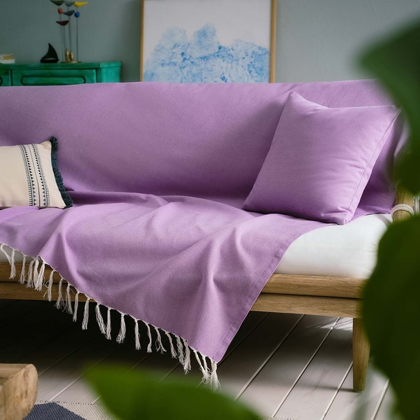 Ριχτάρι Διθέσιου 180x250cm GOFIS HOME  Eartha Lilac 372/19